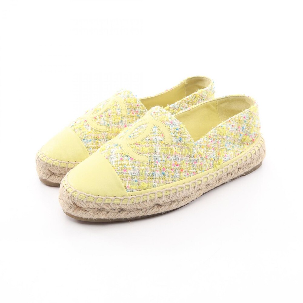 Chanel Coco Mark Espadrilles Flat Shoes #321237C85B
